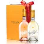 Cutie premium 2 sticle - Velier alb&rose