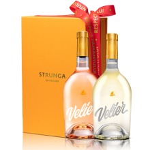 Cutie premium 2 sticle - Velier alb&rose