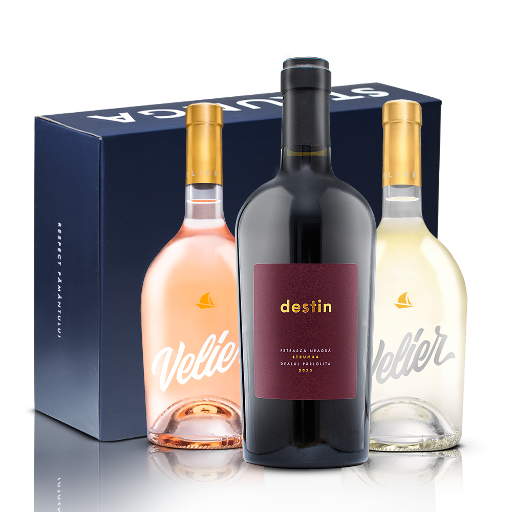 Cutie_cu-perfor_3-sticle.png Cutie Strunga perfor 3 sticle - Velier alb & Velier rose & Destin - imagine 1